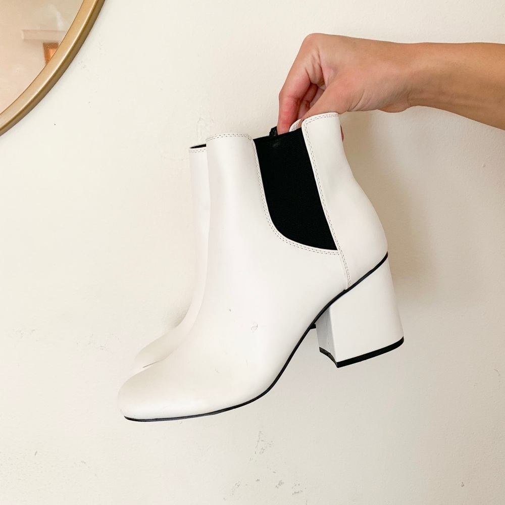 White booties